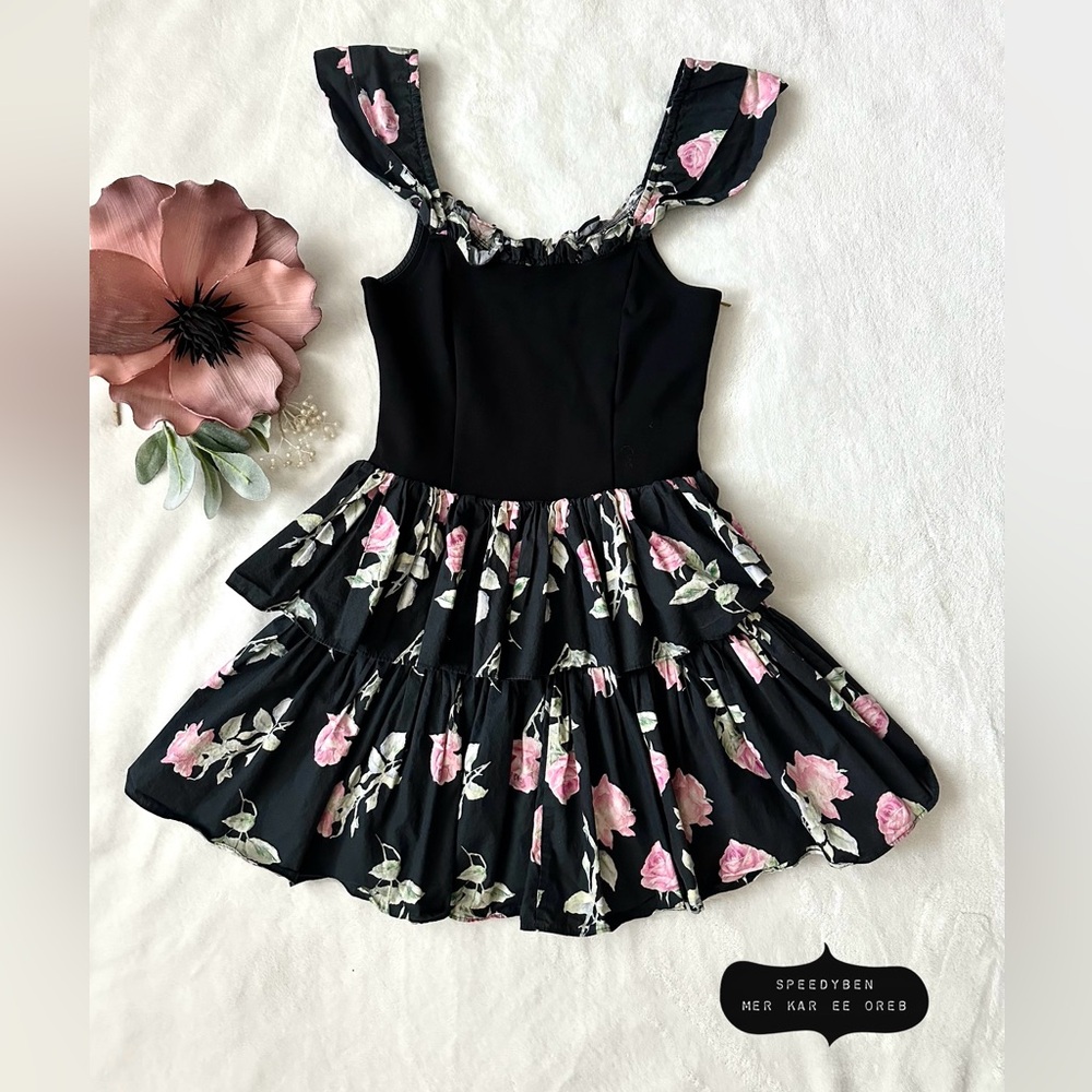 LoveShackFancy Sanam Floral Mini Dress Size 2